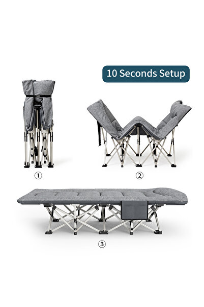 Sumkyle Folding Bed for adults, Foldable Single Bed for Sleeping, Portable Travel Camp Cots with Carry Bag