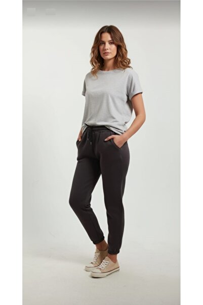 fh fashionhere بنطلون رياضي نسائي من القطن بثلاث خيوط، تصميم مريح مع جيوب وخص...