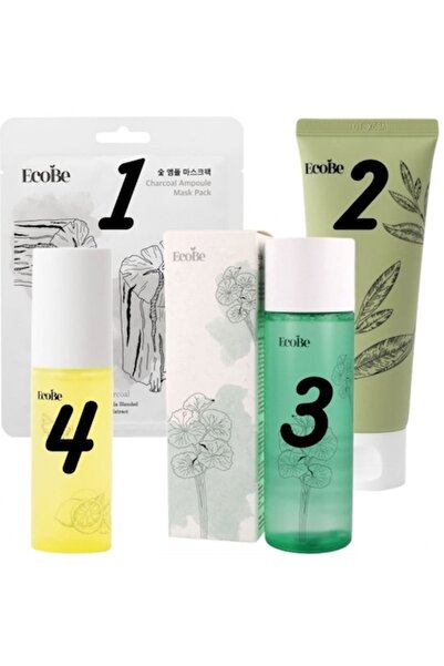 Ecobe Pore Balance Ritual Set — 4 products for oily/combination skin