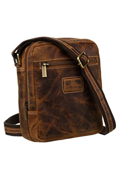 Other Geantă din piele PTN-374-TMH-5849 Maro deschis