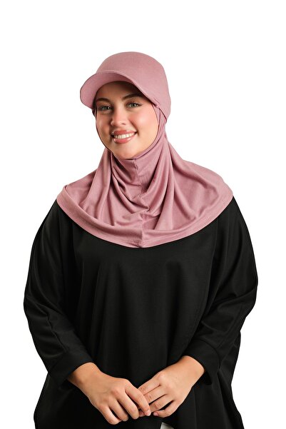 HÜRREM BONE Eșarfă practică pentru hijab, cu pălărie instantanee, din viscoză...