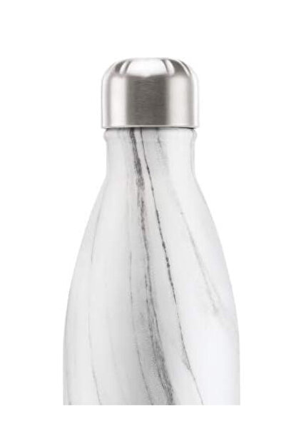 Borosil Vacuum Bolt Marble Bottle - 500ml