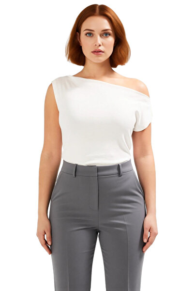 PayBuy Women's Boat Neck Low Sleeve Stretchy Knitted Blouse Effortless Elegance and Comfort-Focused Design Quality