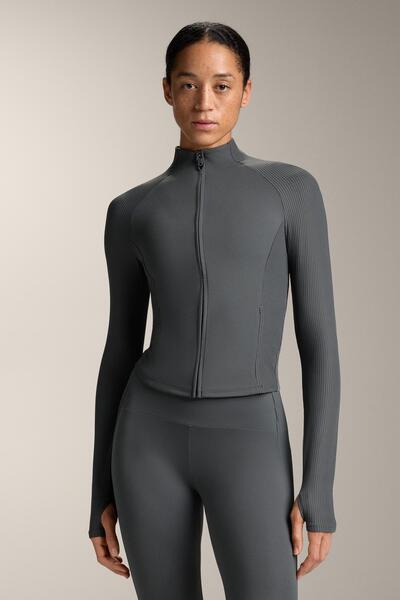 Oysho Comfortlux rib technical jacket