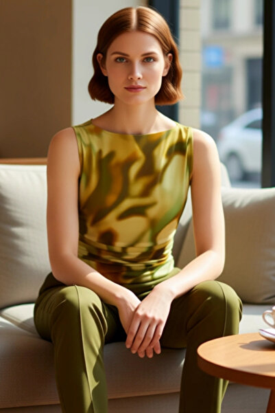 PayBuy Women's Crew Neck Sleeveless Tulle Knitted Blouse a Modern and Comfortable Choice Quality Stylish Casual Modern