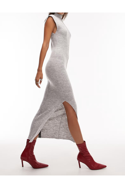 TopShop Topshop maxi dress, grey