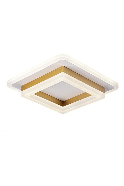 luminastar Candelabru LED pătrat, 41W, auriu, lumină caldă/rece/neutră