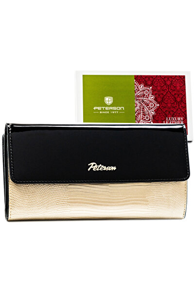 Other Portofel din piele PTN LJ-415-1643 negru-auriu