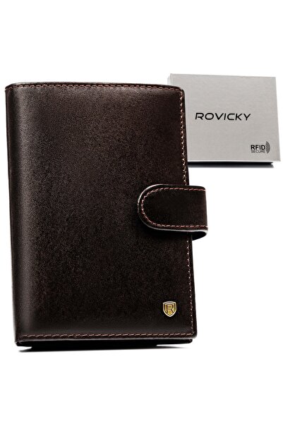 Other Portofel bărbătesc din piele N74L-RVT-2282 D.Brown