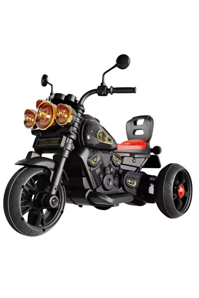 Toybox Electric Bike for Kids, Rechargeable Kids Bike with LED Lights, USB & Music, Red