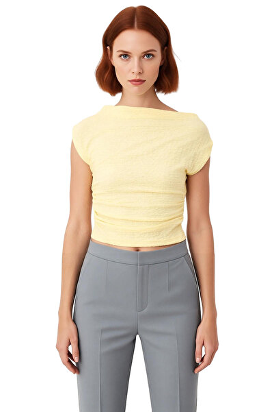 PayBuy Women's Fitted Knitted Blouse Boat Neck Sleeveless Summer Comfortable and Stylish Long Lasting