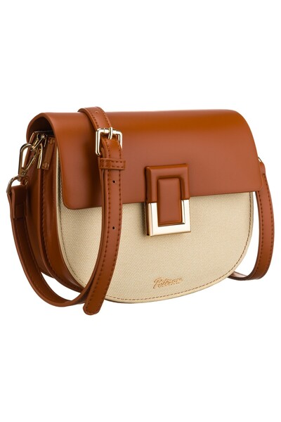 Other Geantă de damă PTN Peony-1443 Ecru-Maro