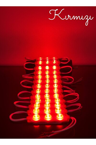 ERM 12 V 3W 3’lü Lensli Modül LED | Yüksek Çekim Gücü & IP65 Dış Mekân (5 Adet)