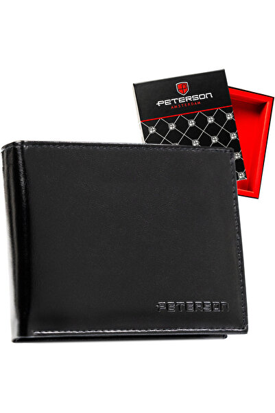 Other Portofel din piele pentru bărbați PPTN N992-NGV-9516 Negru