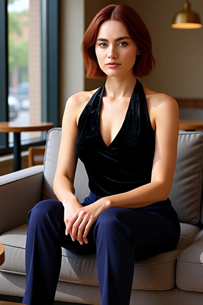 PayBuy Women's Velvet Double-Breasted Collar Sleeveless Top a Piece That Offers Both Elegance and Comfort Quality Stylish