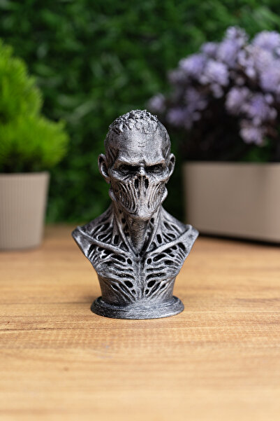 Makerpax Plague Fiend Büst Figür – Veba Temalı Karanlık Dekoratif Heykel 12CM