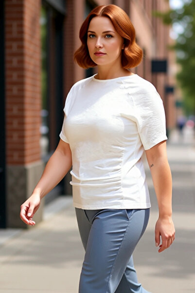 PayBuy Women's Plus Size Ribbed Knit Knitted Blouse Where Comfort and Elegance Meet Quality Chic