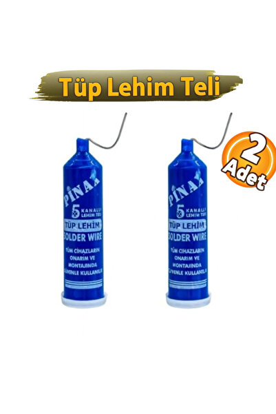 Pinax 5 Kanallı Tüp Lehim Lehim Teli 1.2 mm (2 Adet)