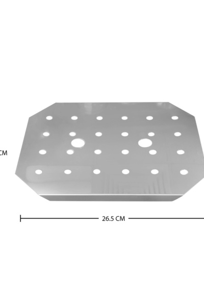 RAJ Stainless Steel GN Pan 1/2 Drainer