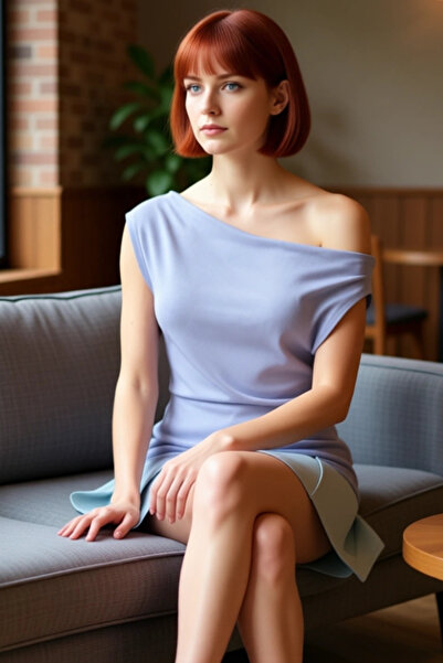 PayBuy Bluză de damă cu guler asimetric cu mânecă scurtă din viscoză Stil casual zilnic Utilizare de materiale de calitate