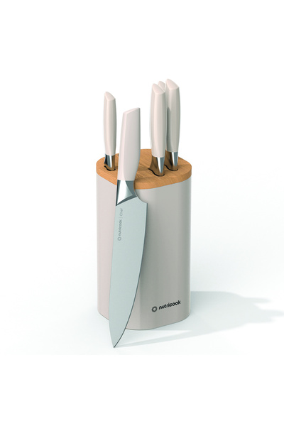 Nutricook Essentials Everyday Knife Set - Beige