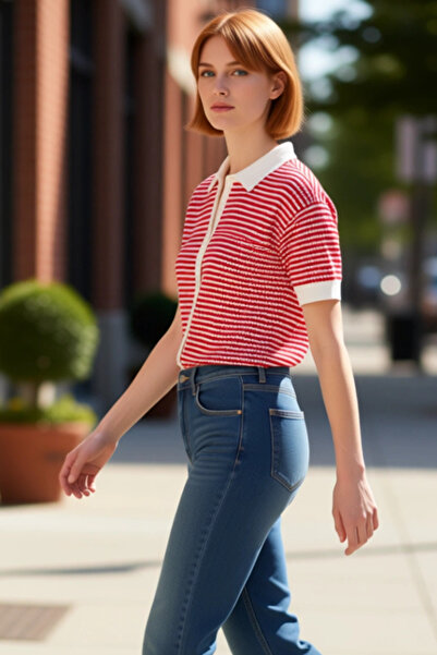 PayBuy Women's Polo Neck Knitwear Blouse Stylish and Comfortable Ideal Choice for Everyday Wear Quality Stylish Comfortable Modern