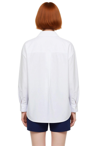 PayBuy Women's Oversized Shirt Collar Woven Blouse Stylish and Comfortable Daily Wear Quality Stylish Casual