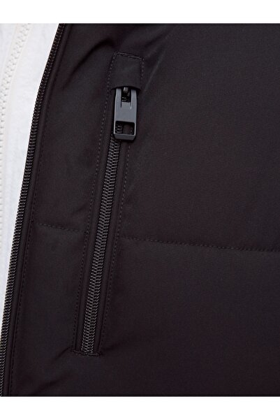 Jack & Jones Jacket, JJEOWEN PUFFER, men, Regular fit, Black/Cream