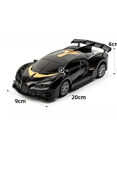 OEM 20 cm sports remote control car - Buggy Racing model, black-gold design, children's toy