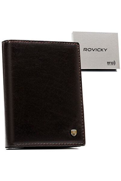 Other Portofel din piele pentru bărbați N575-RVT-3234 D.Brown