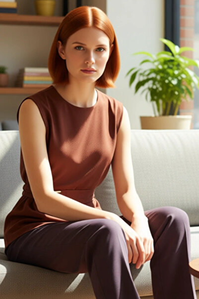 PayBuy Γυναικεία πλεκτή μπλούζα με λαιμόκοψη και ζώνη, καθημερινή κομψή σχεδίαση, για χρήση με εξαιρετικό υλικό