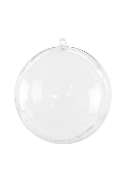 zola Σετ προσαρμοσμένων διαφανών σφαιρών, 12 τεμαχίων, πλαστικές, διαμέτρου 8 cm