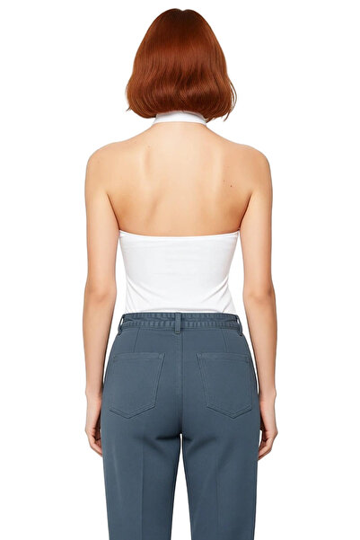 PayBuy Halter Neck Fitted Body Fitting Lycra Combed Cotton Blouse Carefully Selected