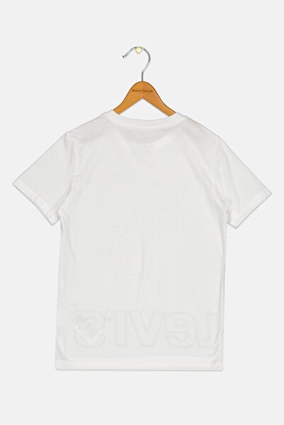 Levi's Kids Boy Short Sleeve Brand Logo T-Shirt, White