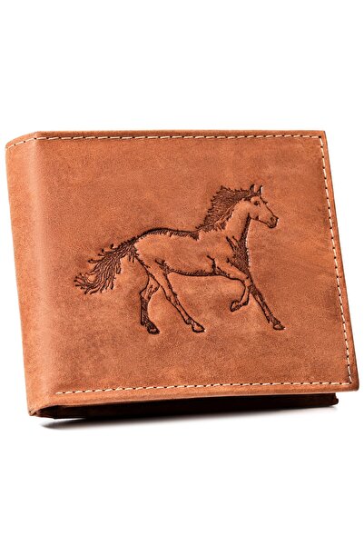 Other Portofel bărbătesc din piele N992-CHM-HORSE-BL COGNAC