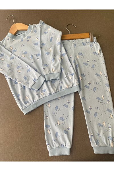 İNCİLA GY % 100 Pamuk Çocuk Pijama Takımı