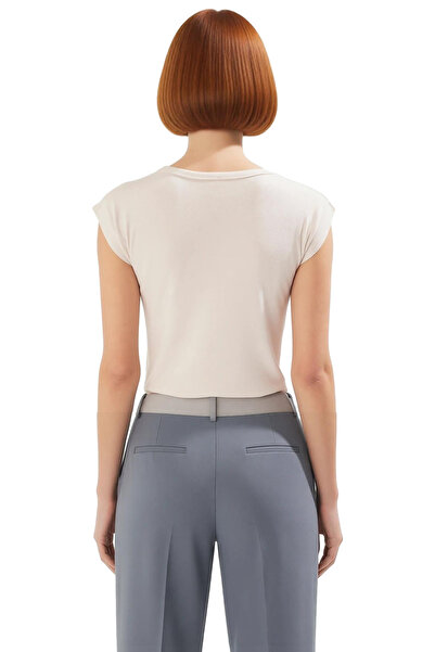 PayBuy Bluză de damă cu nervuri viscoase, ocazional de vară, croiala confortabilă, design special, material distins