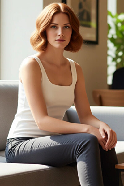 PayBuy Μπλούζα με λουράκι με λεπτομέρεια φιόγκου στην πλάτη Καλοκαιρινό περιστέρι Υφαντό Προσεγμένο μοντέρνο στυλ