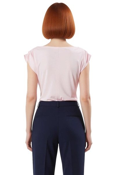 PayBuy Bluză cu mânecă scurtă din material subțire Stil casual și confortabil Design elegant Confortabil croială