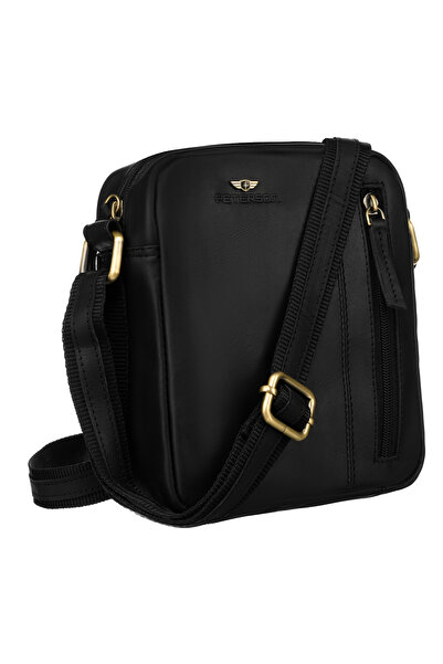 Other Geantă din piele neagră PTN 705-OPU-4680