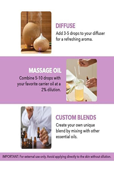 Majestic Pure Lavender Essential Oil 118ml with Glass Dropper