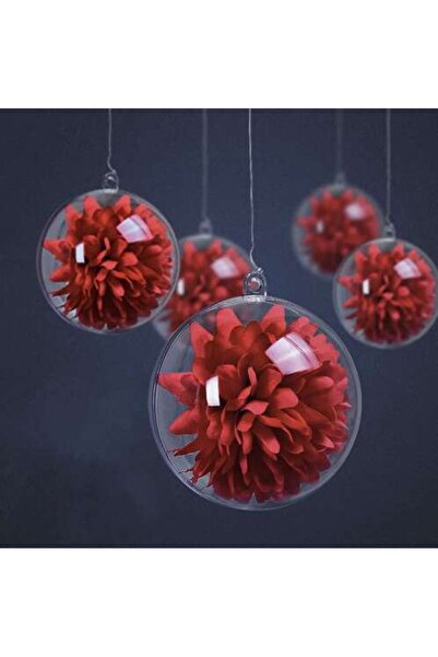 zola Σετ προσαρμοσμένων διαφανών σφαιρών, 5 τεμαχίων, πλαστικές, διαμέτρου 10 cm