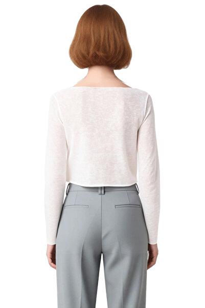 PayBuy Γυναικεία μπλούζα με μακρύ μανίκι με ραβδώσεις, με λαιμόκοψη και μακρύ μανίκι, ποιοτική, κομψή και άνετη