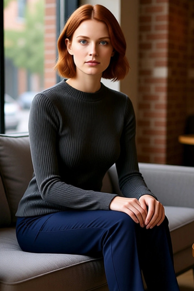 PayBuy Women's Mock Neck Drawstring Drape Detailed Long Sleeve Regular Fit Knitted Blouse Cool & Comfort Winter