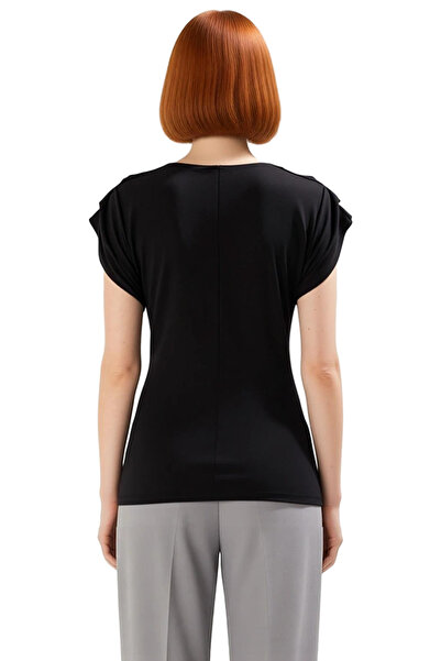 PayBuy Bluză cu mânecă scurtă din material subțire Stil casual și confortabil Design elegant Confortabil croială