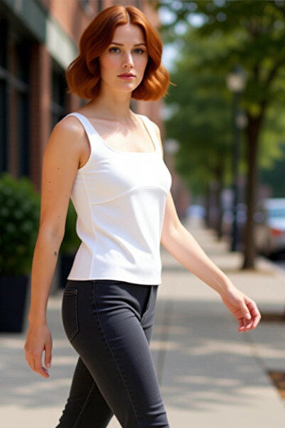 PayBuy Fitted Strap Blouse Back Bow Detail Summer Stork Woven Carefully Selected Modern Style