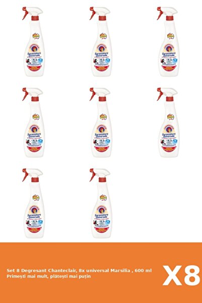Chanteclair Set 8 Degresant Chanteclair, 8x universal Marsilia , 600 ml