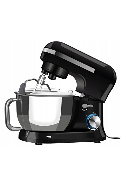 zola 4.5 l stainless steel bowl mixer, 1700 W, 3 attachments, bowl protection, black