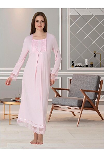 Lohusa Homewear Cămașă de noapte pentru femei, cu mânecă lungă, cu design spe...