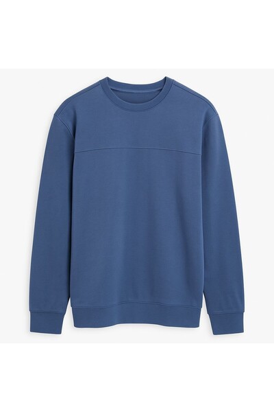 TOMMY LIFE ЧОЛОВІЧИЙ БАТТАЛ S-SHIRT O YAKA Чоловічий великий розмір Світшот